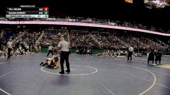 3A 132 lbs 1st Place Match - Till Helms, North Lincoln High School vs Elijah Dorsey, Dudley