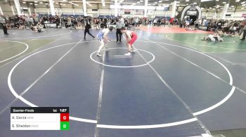 215 lbs Quarterfinal - Abel Garza, Grindhouse WC vs Sherman Sheldon, Rough Riders WC