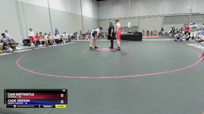 285 lbs Round 3 (8 Team) - Cian Birtwistle, Georgia vs Cade Okeson, North Dakota