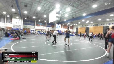 150 lbs Champ. Round 1 - William Larsen, Warren vs Robert Martinez, Sonora (La Habra)