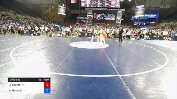 220 lbs Cons 8 #2 - James Bechter, Ohio vs Ashton Honnold, Iowa