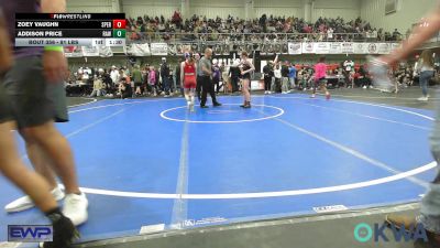 91 lbs Rr Rnd 5 - Zoey Vaughn, Sperry Wrestling Club vs Addison Price, Raw Wrestling Club