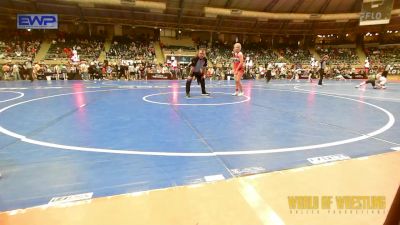 135 lbs Quarterfinal - Maverick Weyer, Tonganoxie Wrestling Club vs Blaike Ivie, Salina Wrestling Club