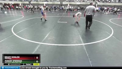 112 lbs Champ. Round 1 - Parker Spierings, Mollitium Wrestling Club vs Brady Donlon, Wisconsin