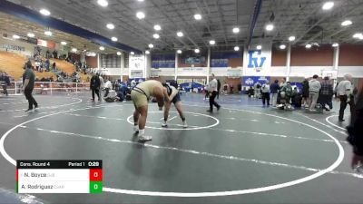 285 lbs Cons. Round 4 - Nathan Boyce, St. John Bosco vs Andres Rodriguez, Cesar Chavez