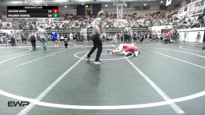 132 lbs Round Of 16 - Jaxton Roth, Sallisaw Takedown Club vs Palmer Dunkel, Team Conquer Wrestling