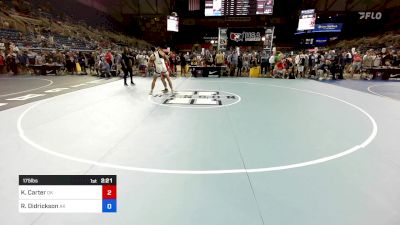 175 lbs Cons 32 #1 - Kenneth Carter, OK vs Richard Didrickson, AK