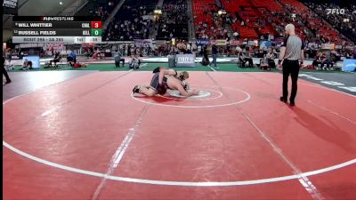 3A 285 lbs Cons. Round 2 - Will Whittier, Challis vs Russell Fields, Kellogg