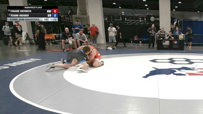 80 kg Cons. Sub-quarters - Chase Hetrick, Malvern Wrestling Club vs Tomm Heiser, RT Elite Wrestling