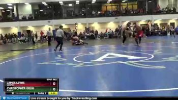 285 lbs Semifinal - Christopher Krum, Albion vs James Lewis, Wabash