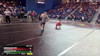 120 lbs Champ. Round 1 - Armani McCann, Jackson Liberty vs Carson Miller, Frank W Cox