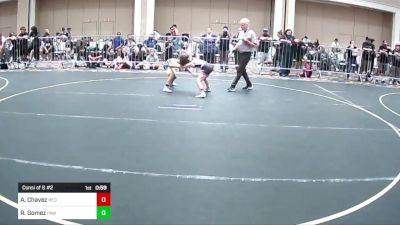 65 lbs Consi Of 8 #2 - Anabel Chavez, Red Wave WC vs Ray Ray Gomez, Paw