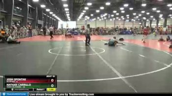 115 lbs Round 4 (6 Team) - Nathan Carrillo, Team California vs Josh Spontak, PA Silver