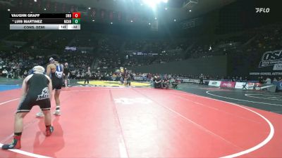 6A Boys 113 lbs Cons. Semi - Vaughn Graff, South Medford Boys vs Luis Martinez, McNary Boys