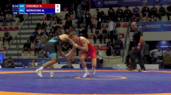 57 kg Final 3-5 - Niklas Stechele, Germany vs Munkh Erdene Batkhuyag, Mongolia