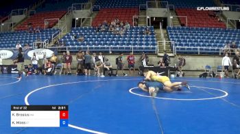 170 lbs Rnd Of 32 - Kyle Brosius, Washington vs Kameron Moss, Utah