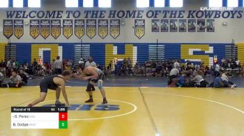 145 lbs Round Of 16 - Gabriel Perez, Eagles vs Bryce Dodge, West Port