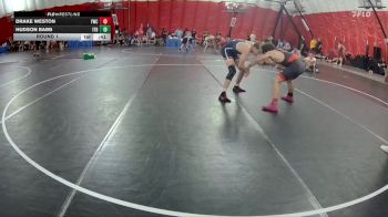 158-162 lbs Round 1 - Hudson Babb, Illinois Top Dawgs vs Drake Weston, FZ Wrestling Club