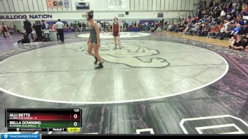 120 lbs Semifinal - Alli Betts, Clarkston (Girls) vs Bella Downing, Flathead (Kalispell)