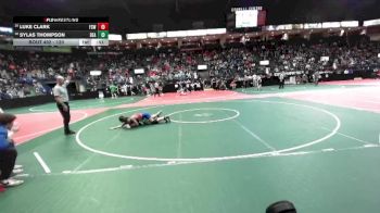 120 lbs Cons. Round 2 - Sylas Thompson, BEASTA vs Luke Clark, FSWA