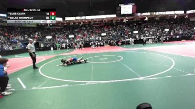 120 lbs Cons. Round 2 - Sylas Thompson, BEASTA vs Luke Clark, FSWA