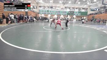 138 lbs Champ. Round 1 - Brent Orcutt, Mission Hills vs Anthony Kipfer, Rancho Buena Vista