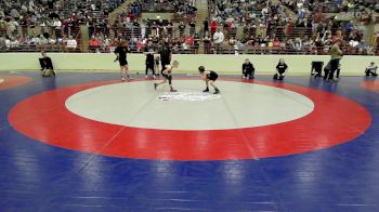 54 lbs Round Of 16 - Cooper Wright, Morris Fitness Wrestling Club vs Jaxon Fender, Woodstock City Wrestling