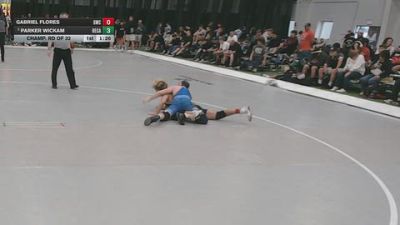 144 lbs Champ. Rd Of 32 - Gabriel Flores, Gladiator Wrestling Club vs Parker Wickam, Bear Cave