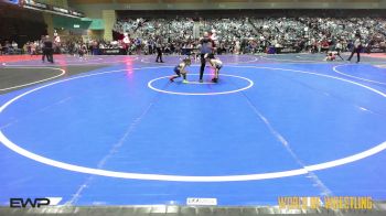 43 lbs Round Of 16 - Orlando Benczo, Belle Vernon vs Eli Gonzalez, Shafter Youth Wrestling
