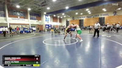 285 lbs Champ. Round 2 - Angel Mercado, Crespi Carmelite vs Smith Hilfiker, Holtville