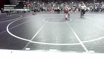 145 lbs 3rd Place - Harmoni Hunley, Big Rapids Cardinals vs Macyn Smith, Moen Wr Ac