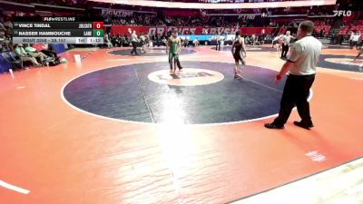 3A 157 lbs Cons. Round 2 - Nasser Hammouche, Chicago (Lane) vs Vince Tindal, Joliet (Catholic Academy)