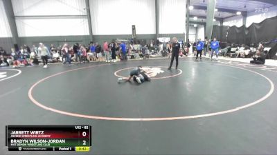 82 lbs Semifinal - Jarrett Wirtz, Ascend Wrestling Academy vs Bradyn Wilson-Jordan, Mat Demon Wrestling Club