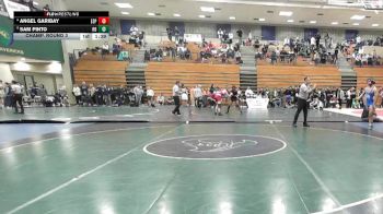 190 lbs Champ. Round 3 - Sam Pinto, Rancho Bernardo vs Angel Garibay, Esperanza
