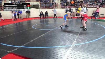 160_B lbs Consi Of 16 #2 - Trenton Kenny, Belle Vernon vs Micah Monahan, Franklin Regional