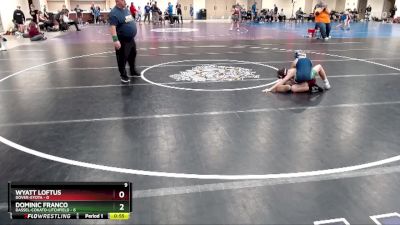 95 lbs Quarterfinals (8 Team) - Dominic Franco, Dassel-Cokato-Litchfield vs Wyatt Loftus, Dover-Eyota