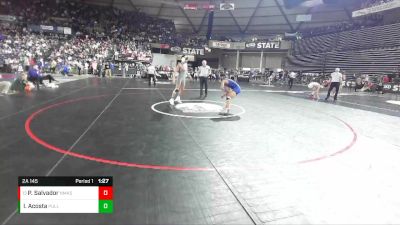 2A 145 lbs Quarterfinal - Pedro Salvador, North Mason vs Ivan Acosta, Pullman