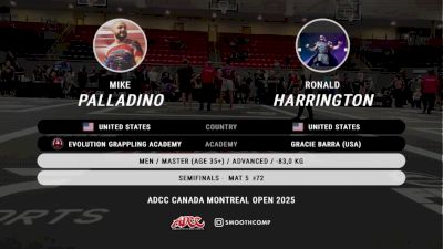 Mike Palladino vs Ronald Harrington 2025 ADCC Montreal Open