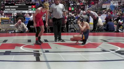 121 lbs Preliminaries - Ezra Swartley, Souderton vs Aleric Raihl, ELCO