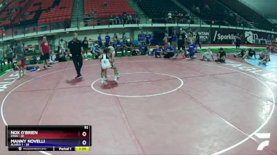 92 lbs Placement Matches (8 Team) - Nox O`Brien, Utah vs Manny Novelli, Alaska 1