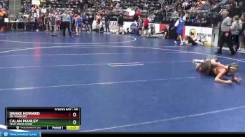 90 lbs Cons. Round 2 - Calan Manley, TEAM GRIND HOUSE vs Drake Howard, SBL Warriors