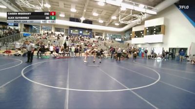 157 lbs Cons. Round 2 - Alex Gutierrez, Sublime Wrestling Academy vs Caisen Miserany, Star Valley Wrestling Club