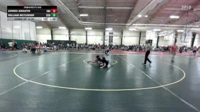 126 lbs Consi Of 16 #2 - Avnish Awasthi, Capital Wrestling Club vs William McCusker, St. Stephens/St. Agnes