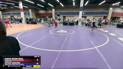 190 lbs Cons. Round 4 - Aadyn Simon Neal, Arlington Lamar High School Wrestling vs Ethan Sanchez, Boneyard Wrestling Academy