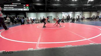 140 lbs Semifinal - Ashton Gonzales, All American Wrestling vs Noah Porter, Shelton Wrestling Academy