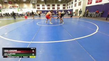 285 lbs Champ. Round 3 - Ian Clifford, Indiana Tech vs Zion Longsine, Arizona Christian University