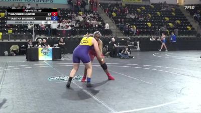 180 lbs Cons. Round 1 - Macenzie Hunter, Alvernia vs Tabitha Breitrick, Wisconsin Stevens Point