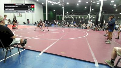 115 lbs Rr Rnd 3 - Liam Vance, Boyertown - HSAm vs Mason Ramsay, La Salle College - HSAm