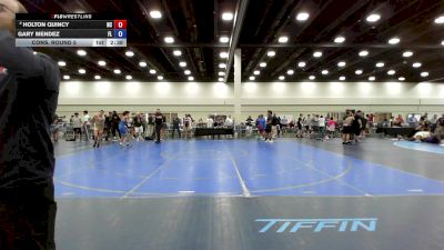 120 lbs Cons. Round 5 - Holton Quincy, NC vs Gary Mendez, FL