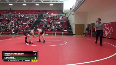 190 lbs Quarterfinal - Maddex Ciancibello, Chardon vs Chris Fair, Mass. Washington